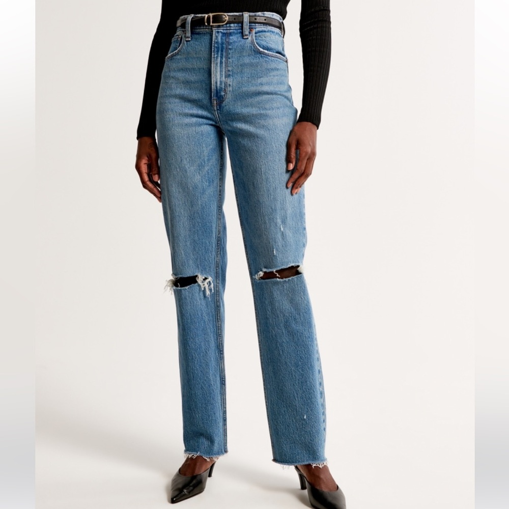 Abercrombie 90’s Straight Ultra High Rise - Curve Love
